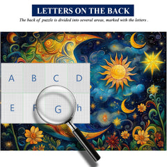 Puzzle de nuit étoilée de la lune 1000 pièces