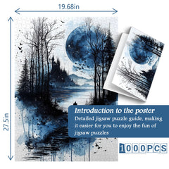 Lone Shadow Lake Jigsaw Puzzle 1000 Pieces