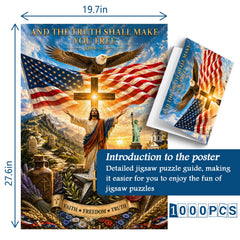Faith & Freedom Jigsaw Puzzle 1000 Pieces