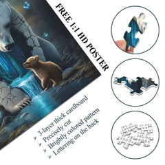 Puzzles en bois Bear’s Secret Realm 1000 pièces