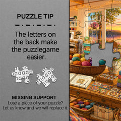 The Weaving Cottage Jigsaw Puzzle 1000 Piece