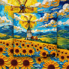 Sonnenblumenfeld 1000-teiliges Puzzle