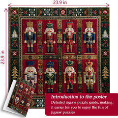 Exquisite Christmas Nutcrackers Jigsaw Puzzle 1000 Pieces