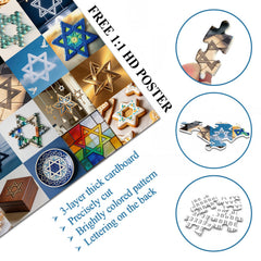 Stars of David Collection Jigsaw Puzzle 1000 Pieces