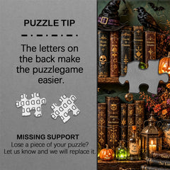 Halloween Grimoire Nook Jigsaw Puzzle 1000 Piece