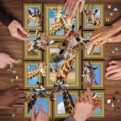 Giraffes Gone Wild Puzzle 1000 Teile