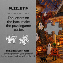 Halloween in Scarecrow Town Jigsaw Puzzle 1000 Pieces
