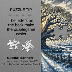 Winter Tree of Light Jigsaw Puzzle 1000 Piece