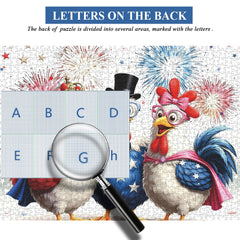 Cheerful Chickens Art Jigsaw Puzzle 1000 Pieces