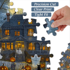 Midnight Haunted House Jigsaw Puzzle 1000 Pieces