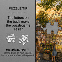 Small Town Fair Jigsaw Puzzle 1000 Piece
