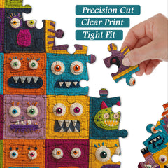 Cute Monster Grid Jigsaw Puzzle 1000 Piece