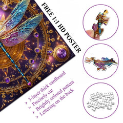 Starry Sky Dragonfly Jigsaw Puzzle 1000 Pieces