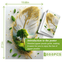 Feather Oasis Jigsaw Puzzle 1000 Pieces