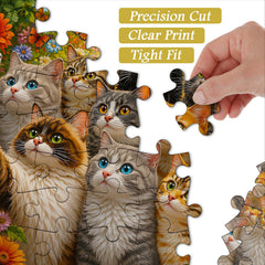 Kitty Group Shot Jigsaw Puzzle 1000 Piece
