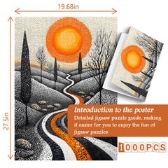 Sun Path Jigsaw Puzzle 1000 Pieces