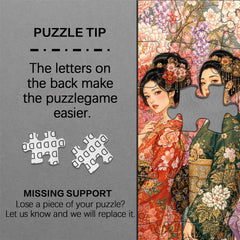 Kimono Maidens Jigsaw Puzzle 1000 Piece