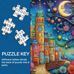 Fantasy Town Jigsaw Puzzle 1000 Pieces