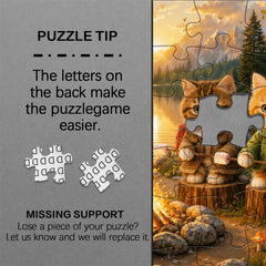 Campfire Kittens Jigsaw Puzzle 1000 Piece