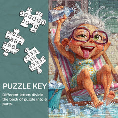 Granny’s Icy Frolic Jigsaw Puzzle 1000 Piece