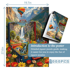 Roaming Suitcase Jigsaw Puzzle 1000 Piece