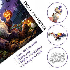 Gnome's Spooky Eve Jigsaw Puzzle 1000 Piece