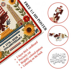 Stars, Stripes & Liberty Jigsaw Puzzle 1000 Pieces