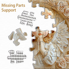 Relief-Engel-Puzzle 1000 Teile