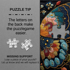 Floral Butterfly Jigsaw Puzzle 1000 Pieces