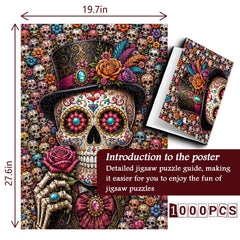 Sugar‑Skull Gentleman Jigsaw Puzzle 1000 Piece