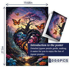 Heart Tree Jigsaw Puzzle 1000 Pieces