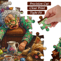 Tired Grandma Jigsaw Puzzle 1000 Pieces