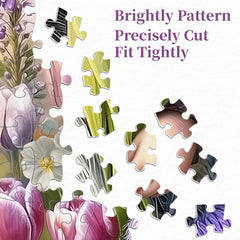 Floral Gnome Jigsaw Puzzle 1000 Pieces