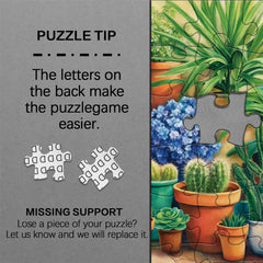 Plant Paradise Jigsaw Puzzle 1000 Pieces