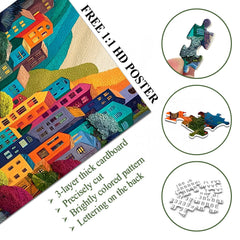 Mountain Palette Jigsaw Puzzle 1000 Pieces