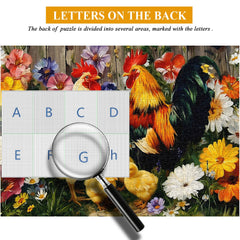 Rooster & Chicks Jigsaw Puzzle 1000 Pieces