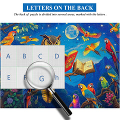 Night Owl & Parrot Storytime Jigsaw Puzzle 1000 Pieces