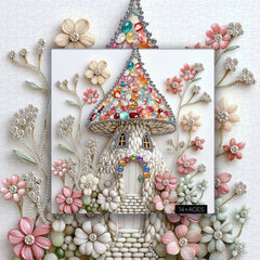 Pilzhaus-Puzzle 1000 Teile