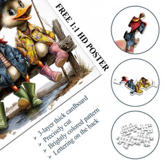 Duck Parade Jigsaw Puzzle 1000 Pieces