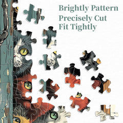 Curious Cat Jigsaw Puzzle 1000 Piece