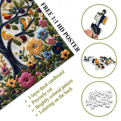 Petal Birds Jigsaw Puzzle 1000 Pieces