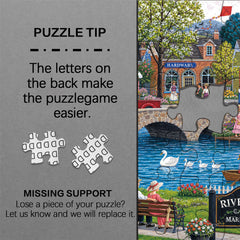 Riverside Market Jigsaw Puzzle 1000 Piece