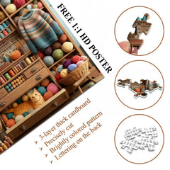 The Knitting Nook Jigsaw Puzzle 1000 Pieces