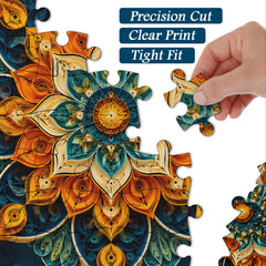 Quilling Mandala Bloom Jigsaw Puzzle 1000 Piece