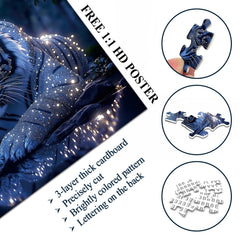 Starlit Tiger Jigsaw Puzzle 1000 Pieces