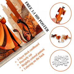 Orange Time Jigsaw Puzzle 1000 Pieces