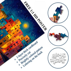 Starry Harbor Jigsaw Puzzle 1000 Pieces