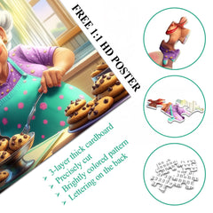 Grandma's Cookie House Jigsaw Puzzle 1000 Pieces