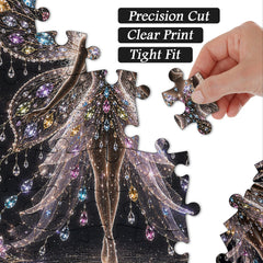 Gemstone Fairy Silhouette Jigsaw Puzzle 1000 Pieces