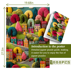 Embroidery Town Jigsaw Puzzle 1000 Pieces